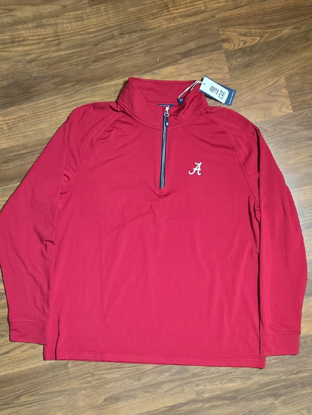 Cutter & Buck Alabama Crimson Tide Adapt Recycled Soft Knit Stretch Mens Quarter